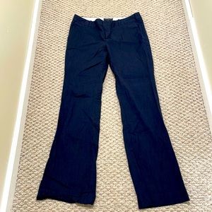 Banana republic navy blue, small, pinstripes, wide, leg pants
